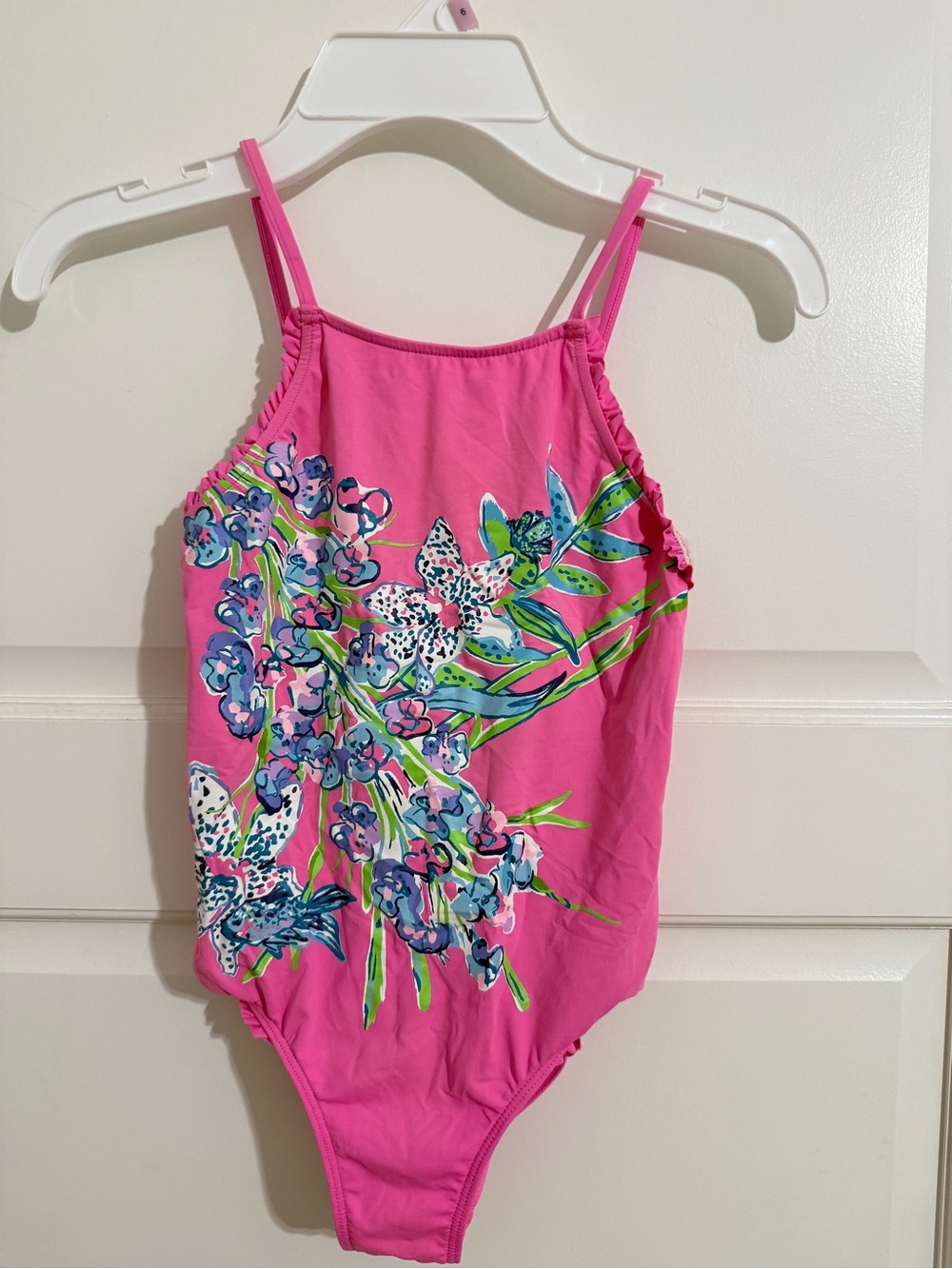 Lilly Pulitzer Pink Ruffle-Trim Swimwear